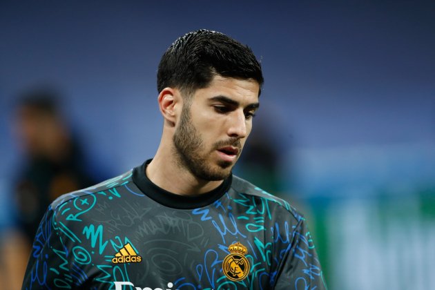 Marco Asensio escalfament Reial Madrid EuropaPress