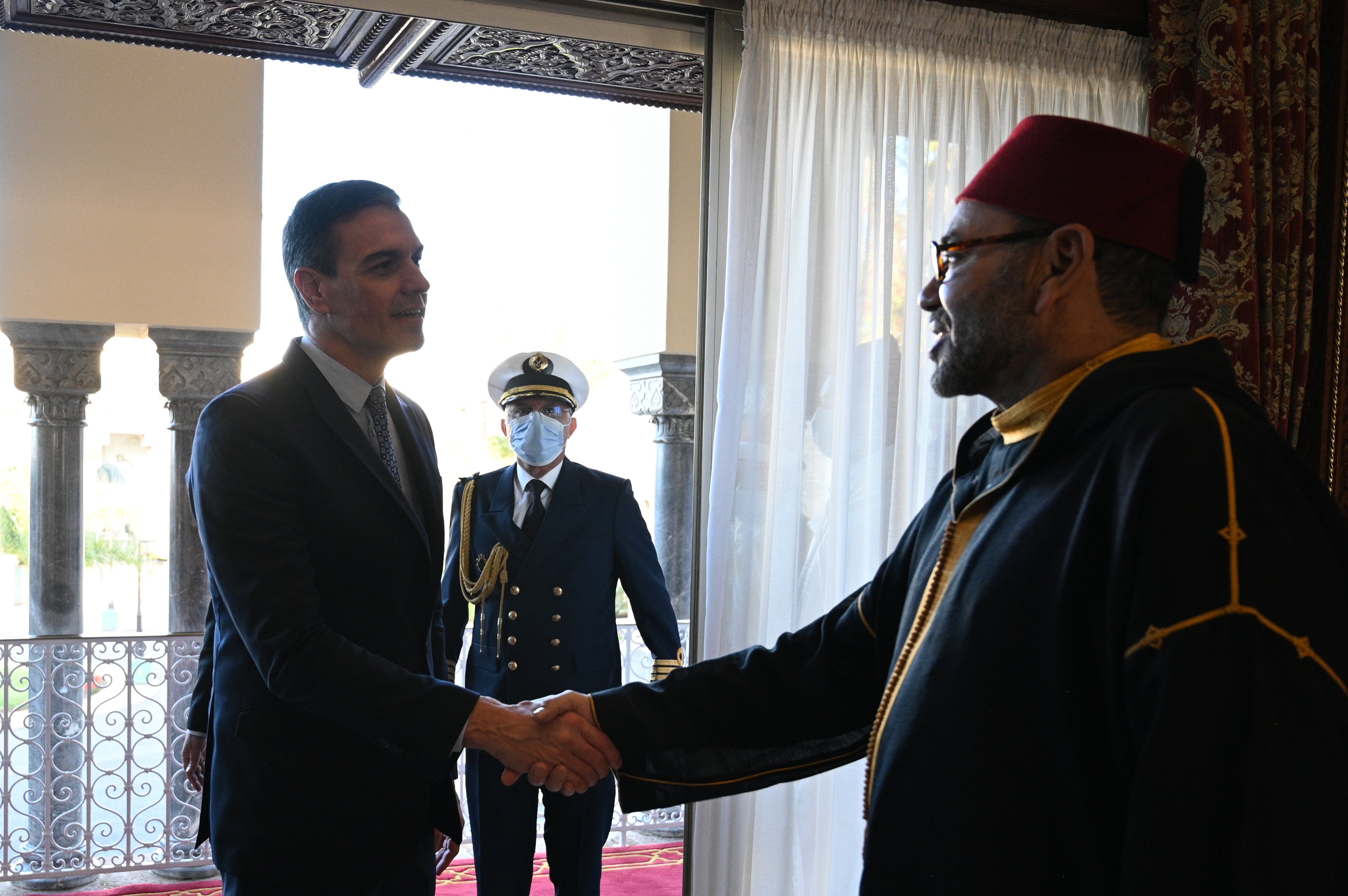 pedro sanchez presidente españa rei marruecos mohammed vi rabat - moncloa