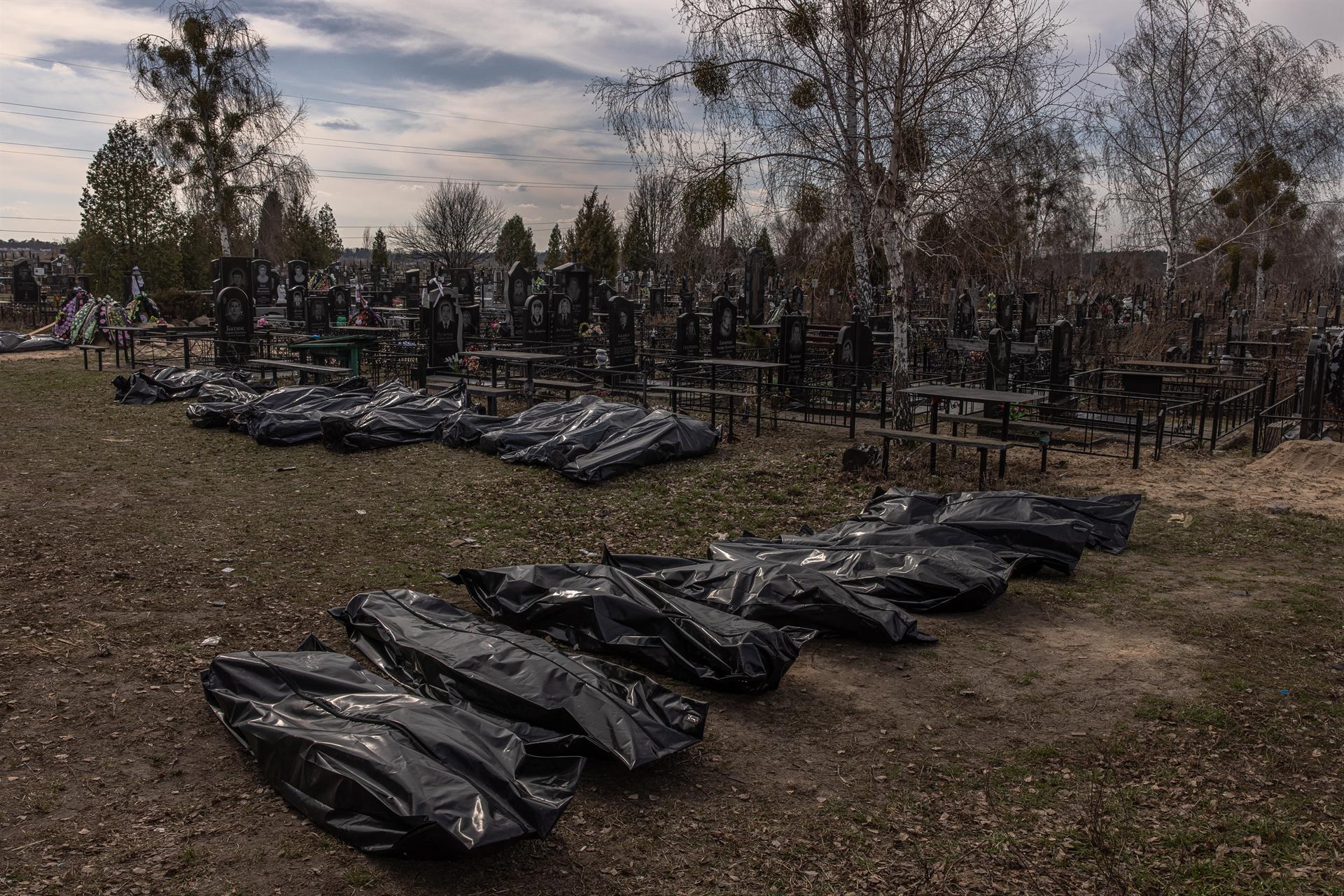 cadaveres bucha guerra rusia ucrania efe