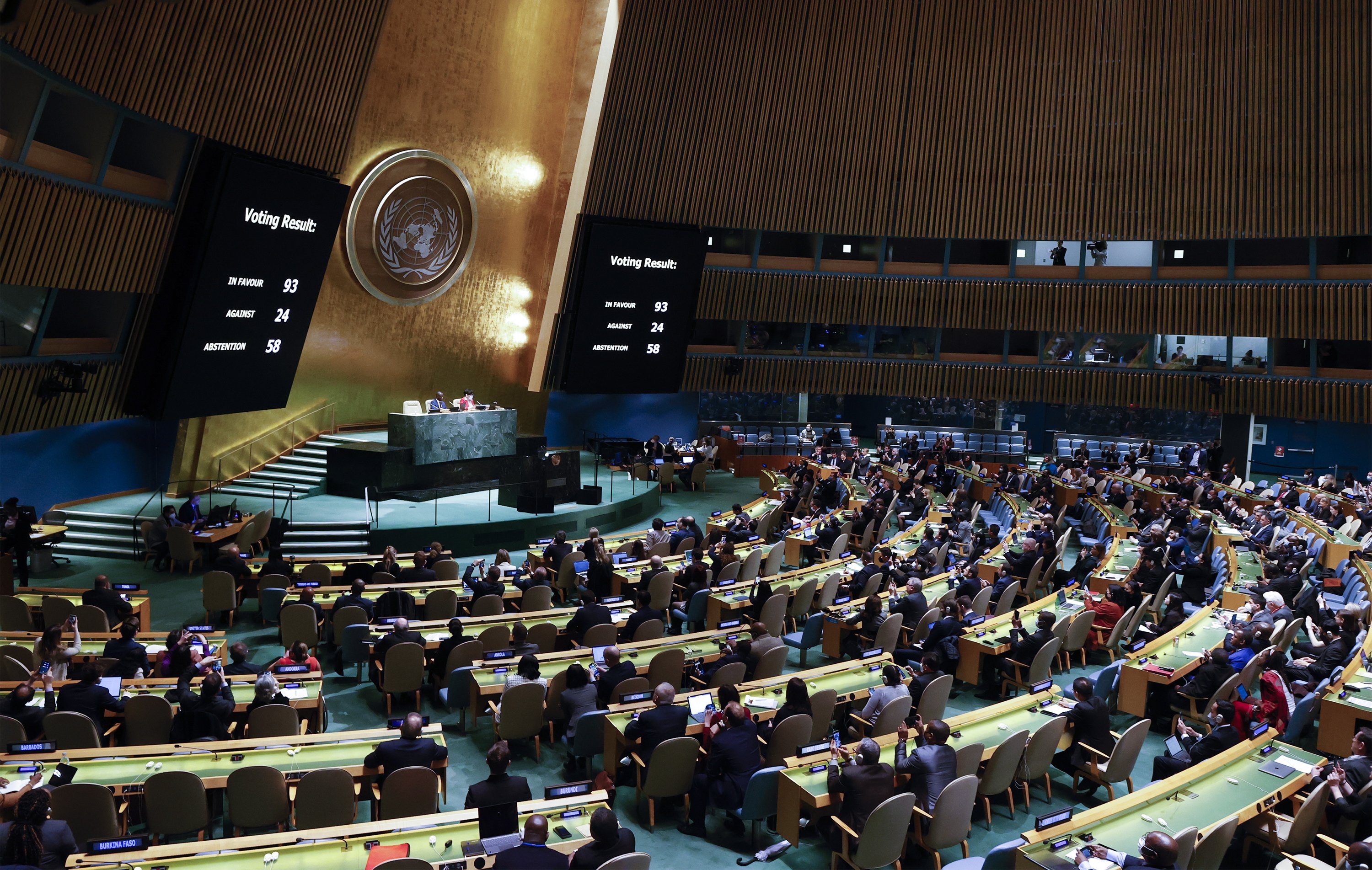 L'Assemblea General de l'ONU expulsa Rússia del Consell dels Drets Humans