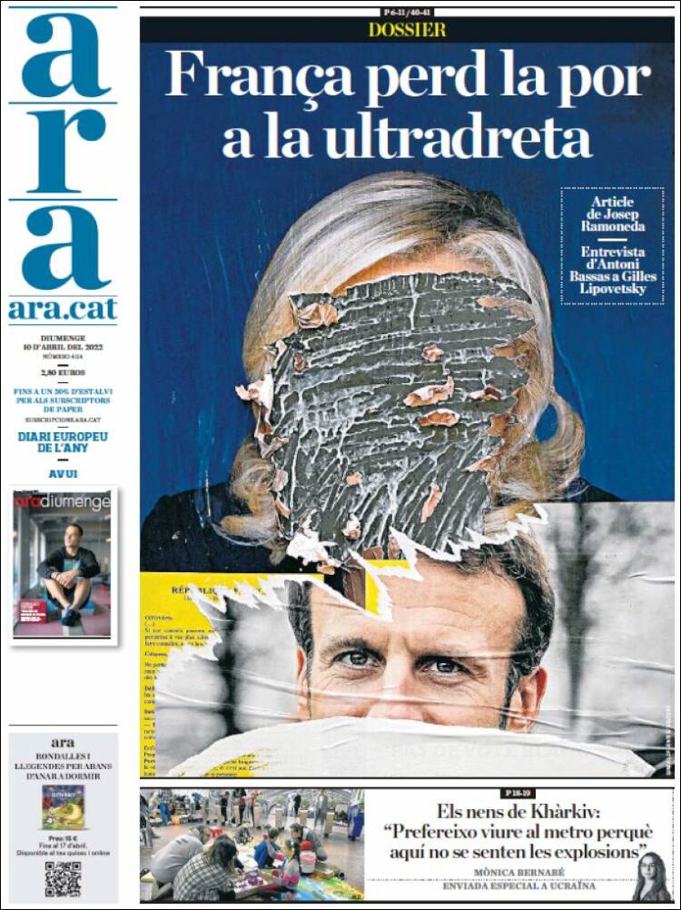 portada ara 10 abril 2022 portada ara 10 abril 2022