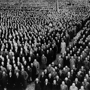 Alliberen el camp de Buchewald, tomba de centenars de republicans catalans. Font United States Memorial Holocaust Museum