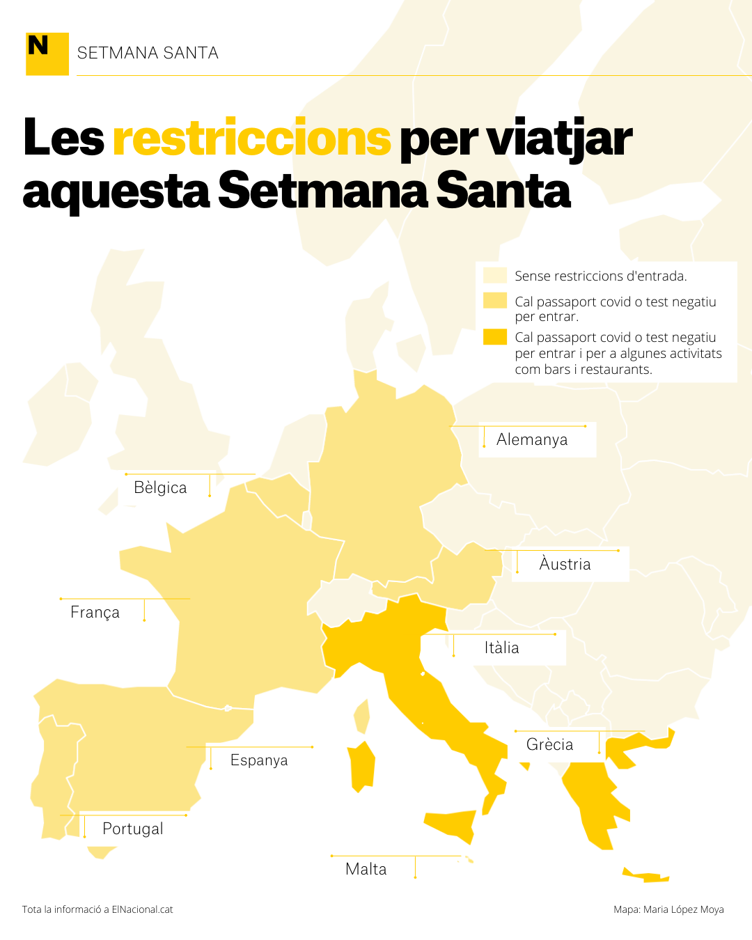 Mapa restriccions covid setmana santa   Maria López Moya