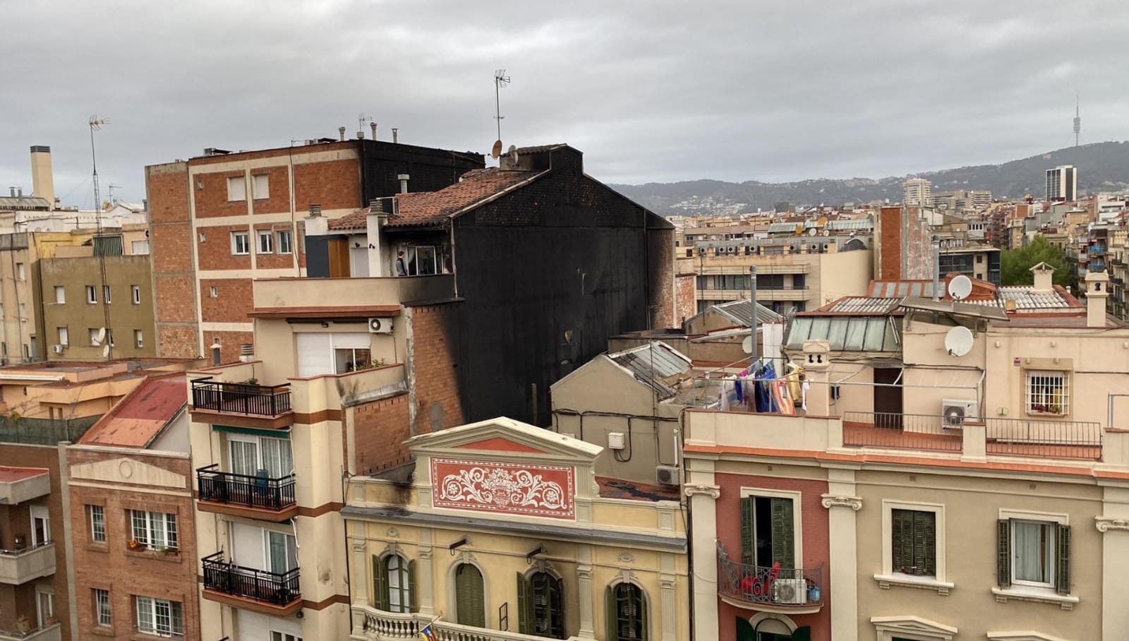 Incendio Barcelona