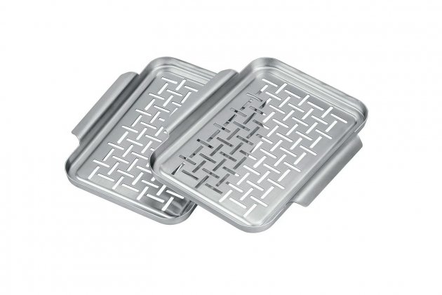 Set de dues safates per a barbacoa