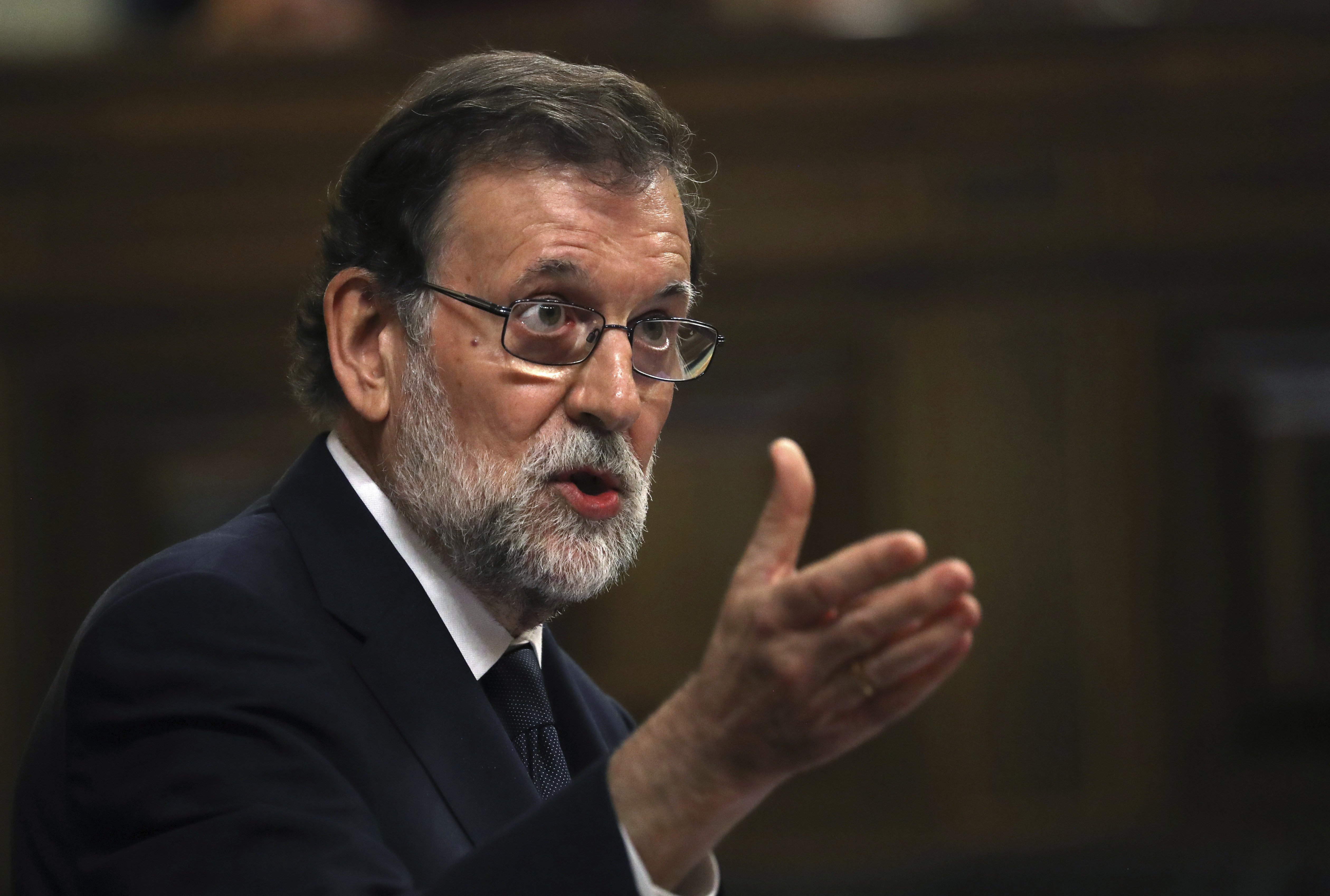 Rajoy, a Podemos: "Han fet de la censura una maniobra d'agitació"
