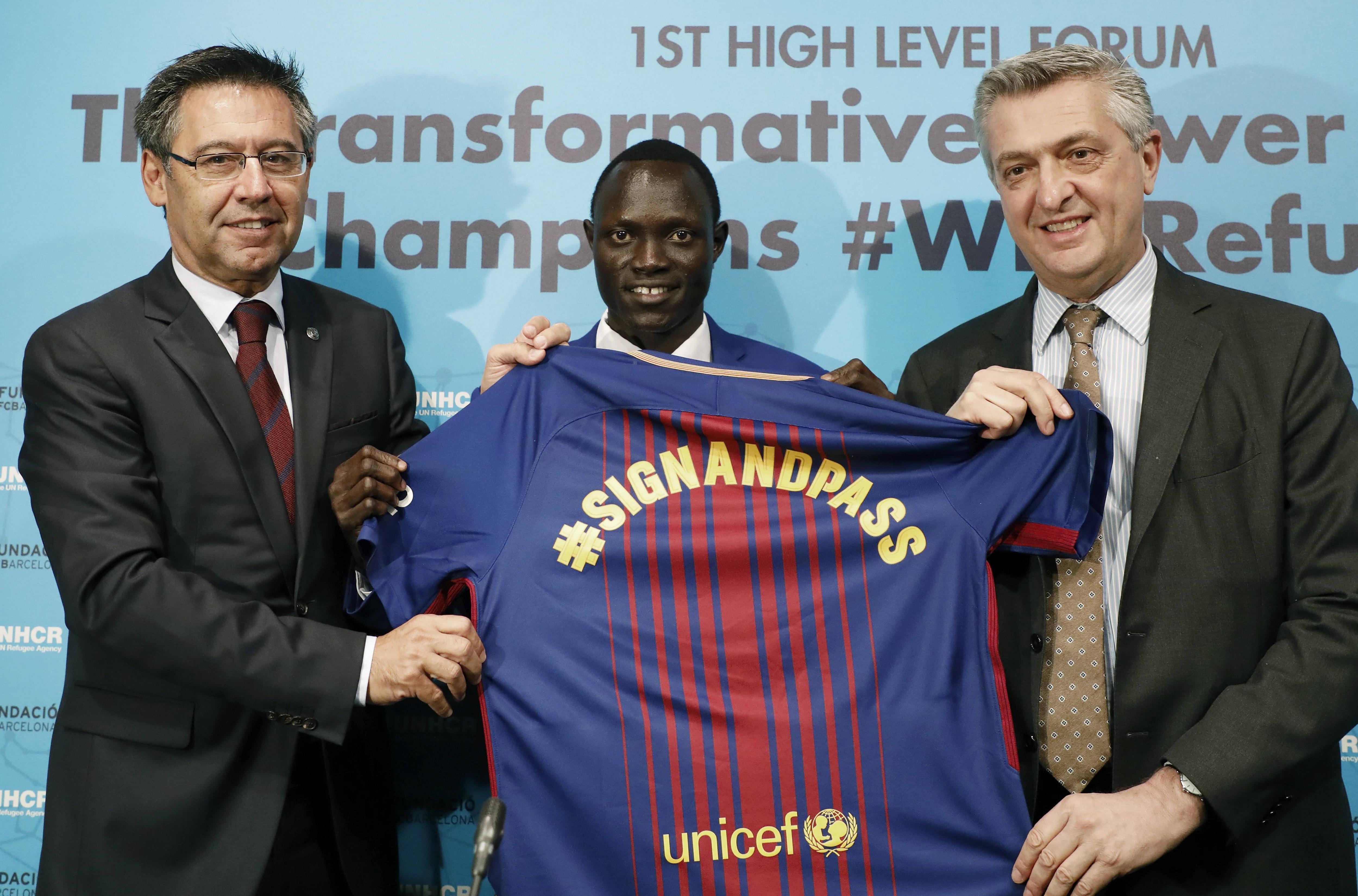 Barça y ACNUR, juntos por los refugiados