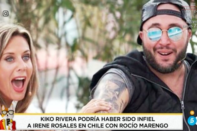 Kiko Rivera presentadora chilena mediaset