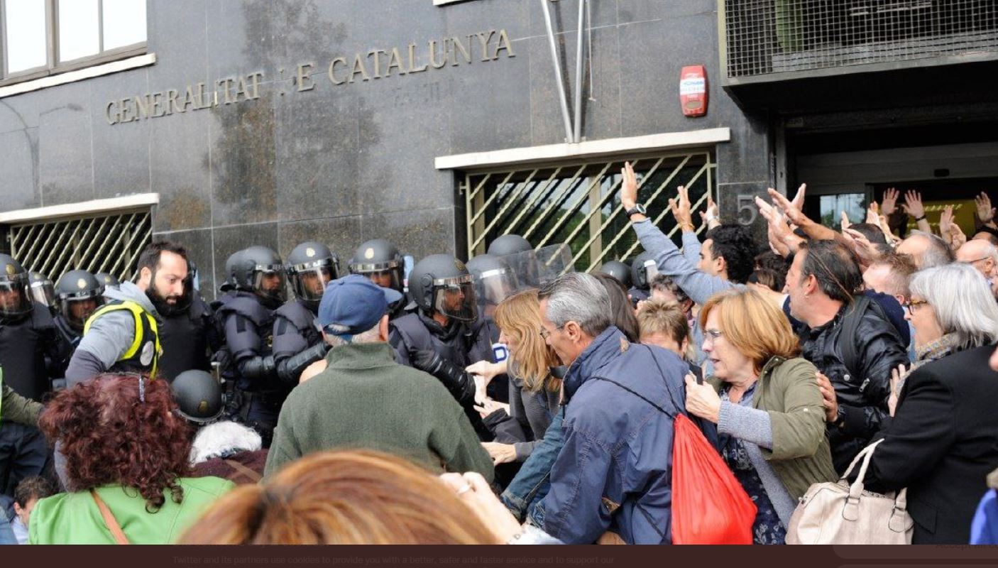 Las cargas del 1-O en Lleida llegan al TEDH