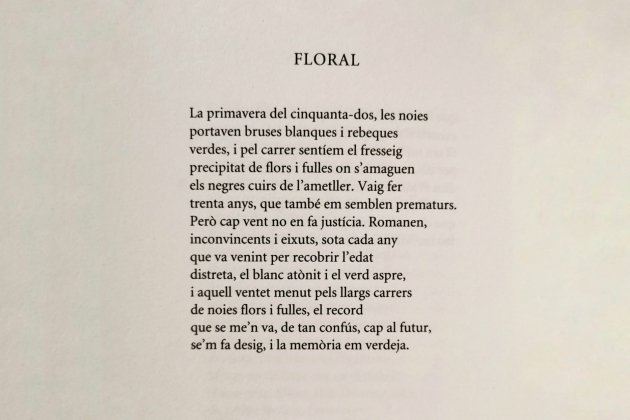 Gabriel Ferrater poema 