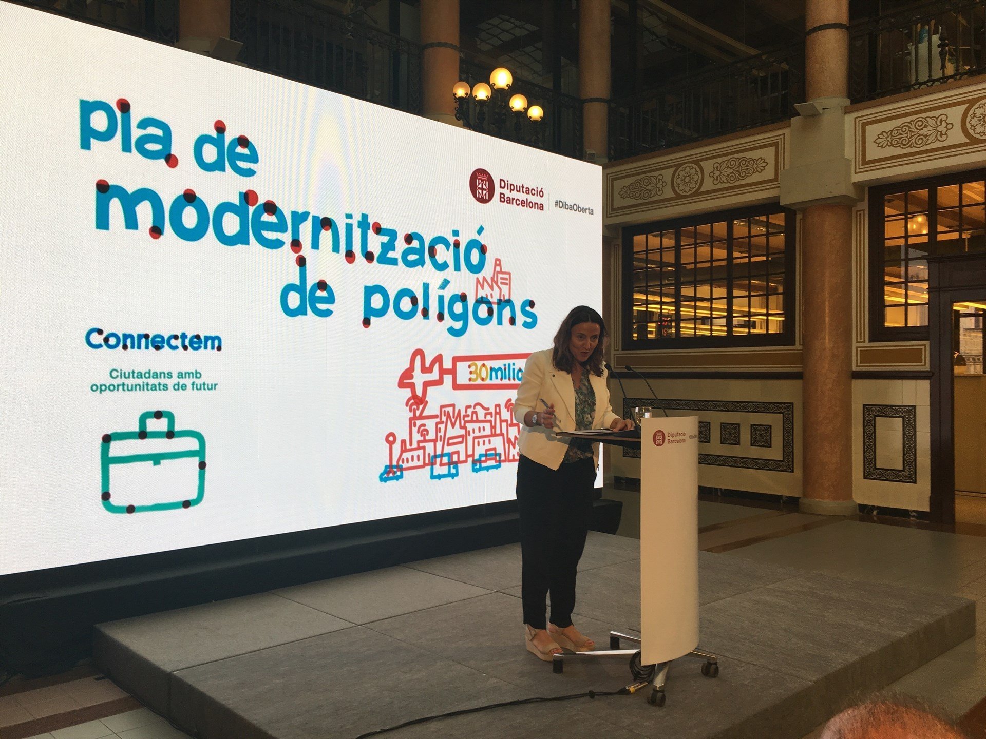 La Diputación invierte 30 millones en modernizar los polígonos de Barcelona