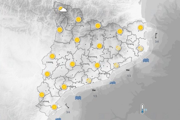 temps dissabte sant