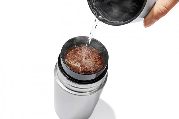 Cafetera portàtil per a càmping