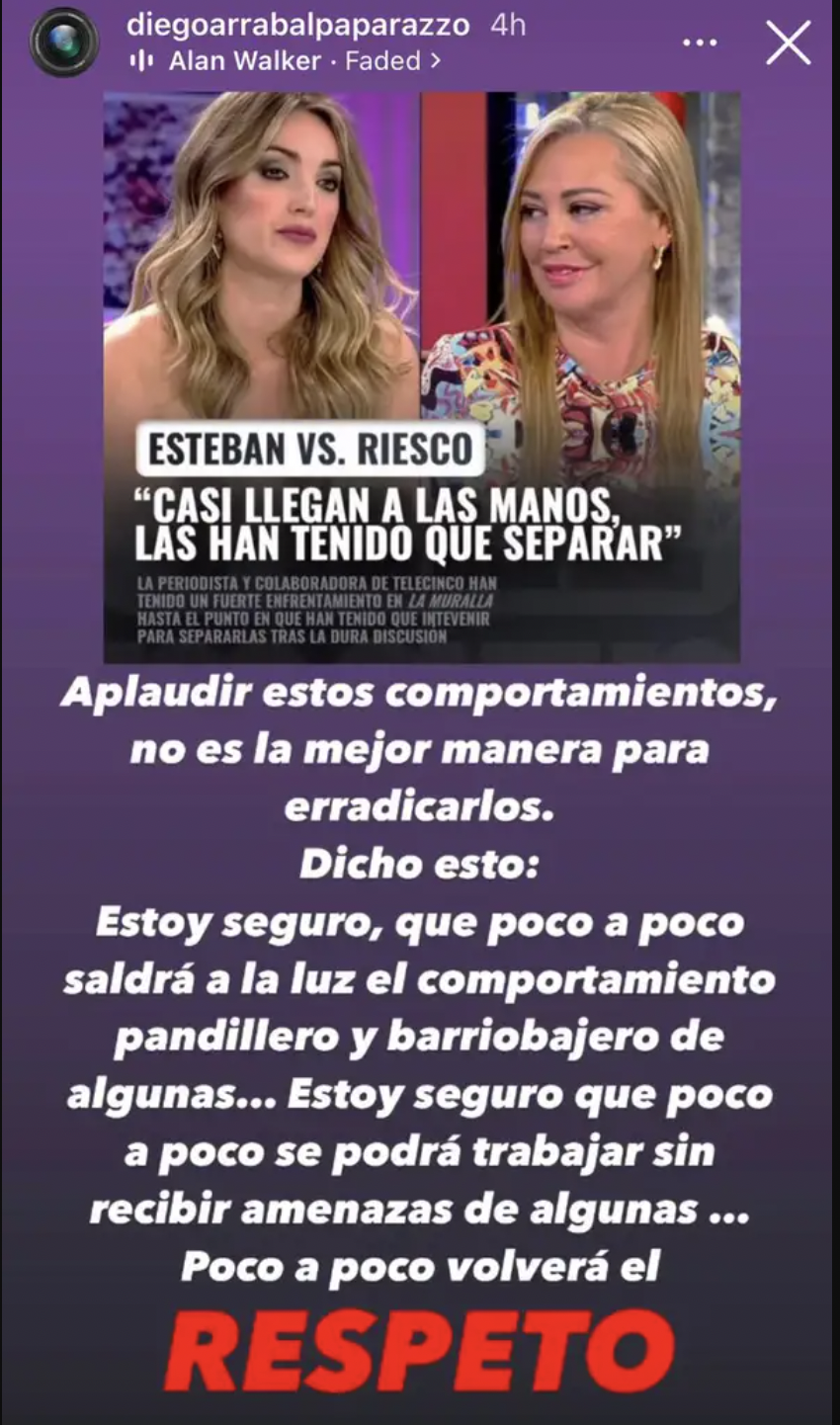 missatge Diego Arrabal xarxes