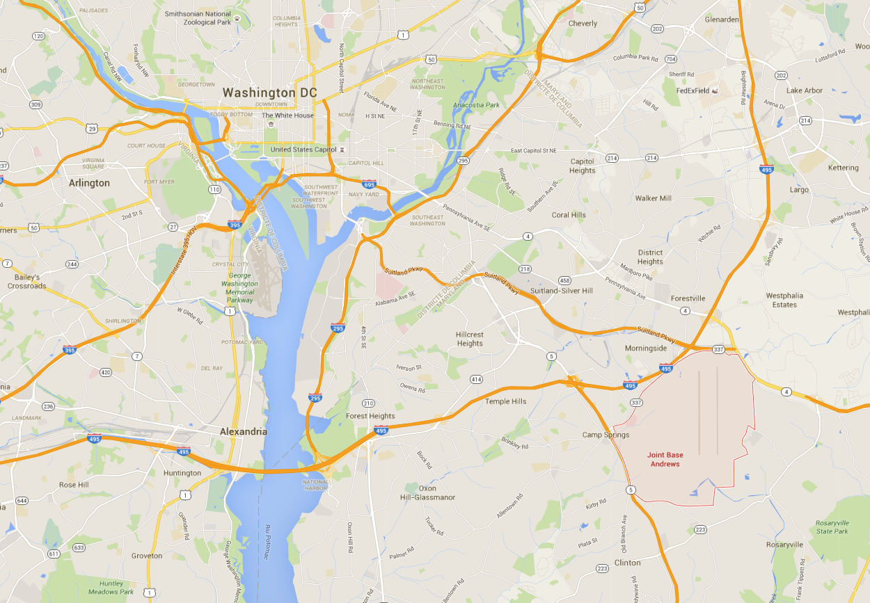 Cierran la base aérea que utiliza Obama, por una falsa alarma