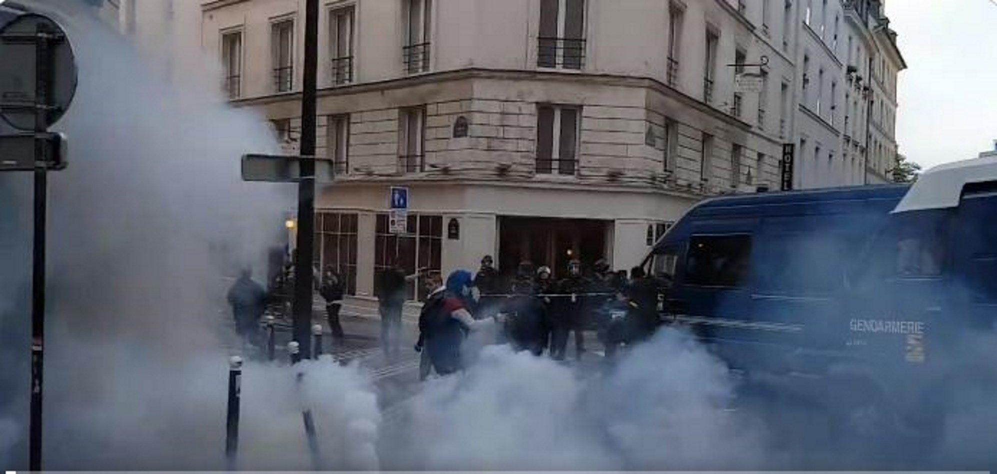 Graves incidentes en la Sorbona de París: gritos contra la segunda vuelta electoral