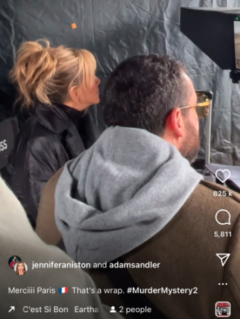 Jennifer Aniston i Adam Sandler/ Instagram