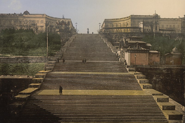 Fotografia de l'Escala Potemking (1895 1900). Font Library of Congress of United States. Washigton