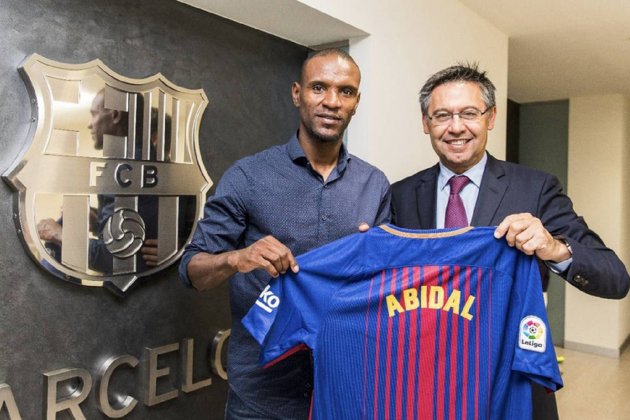 Barça Éric Abidal Josep Maria Bartomeu FC Barcelona Germán Parga