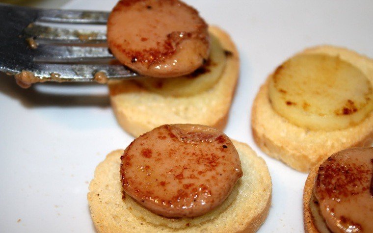 pintxo foie poma codony pas11