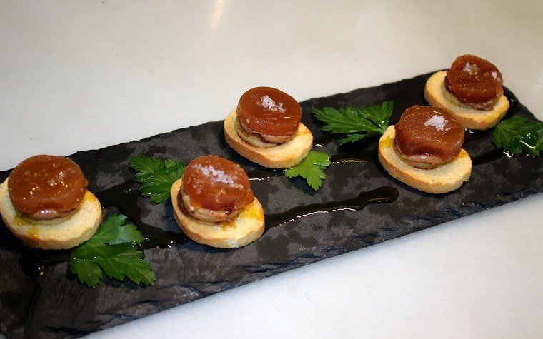 pintxo foie poma codony pas14