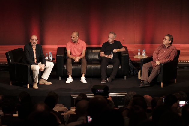 Sergi Pàmies Ferran Adrià Pep Guardiola Antoni Bassas Sergi Alcàzar
