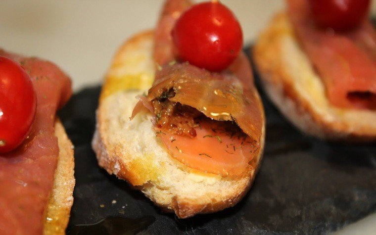 pintxo salmo fumat mostassa pas12