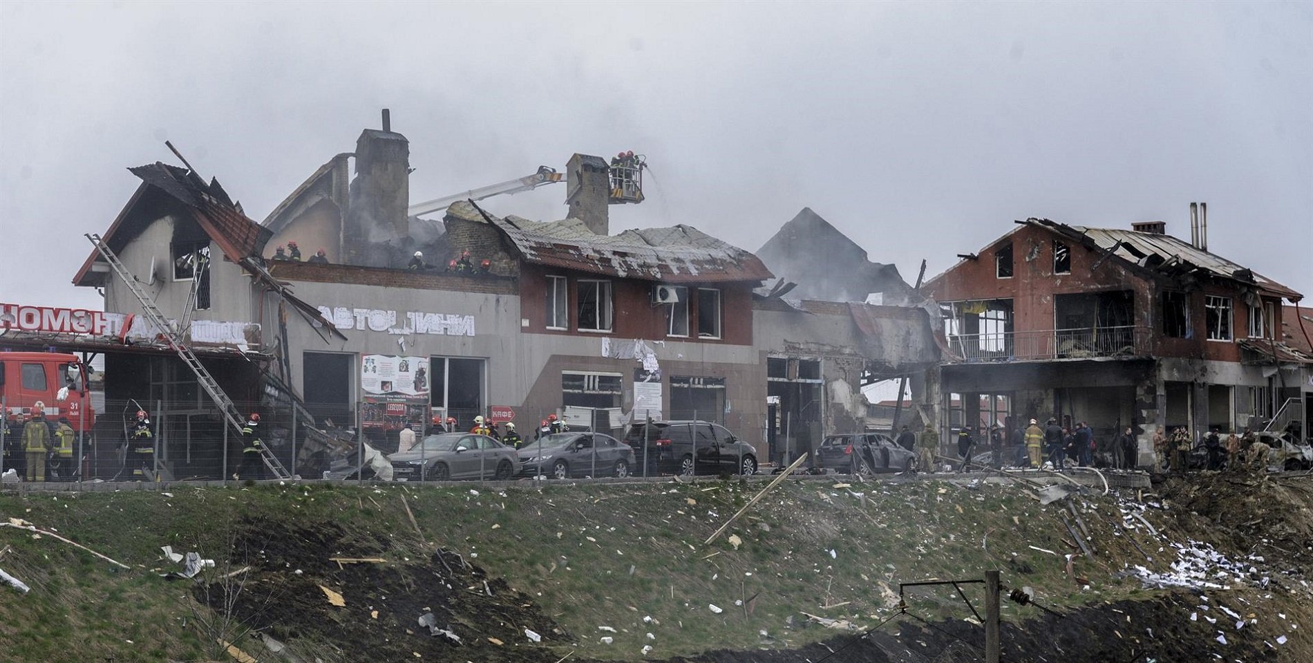 Bombardeos en Lviv Ucrania EFE