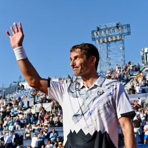 El català Tommy Robredo, homenatjat després de retirar-se del tennis al Barcelona Open Banc Sabadell