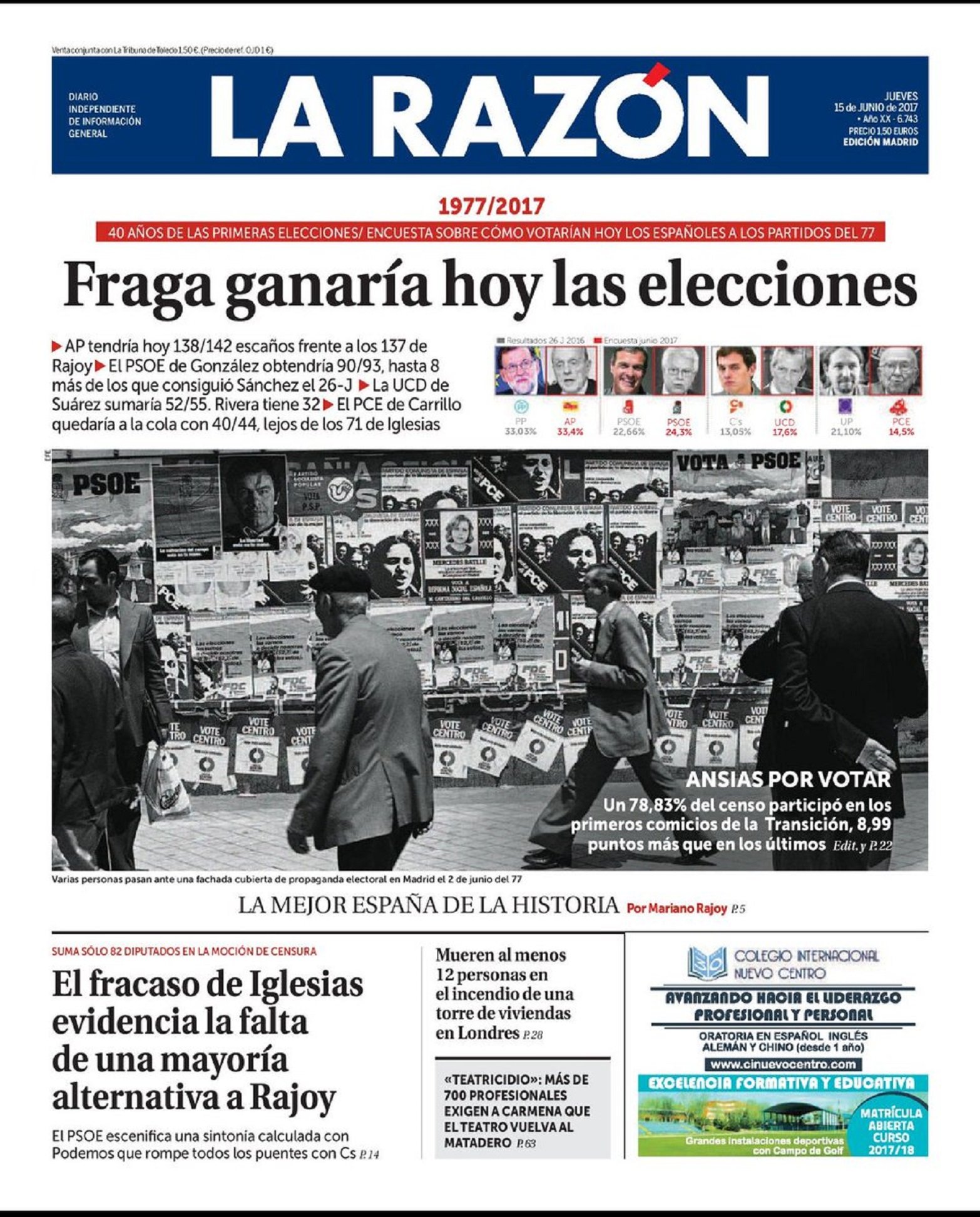 'El Jueves' acusa 'La Razón' d'intrusisme per la seva portada