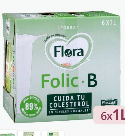 Bebida láctea semidesnatada Folic B Flora2 Bebida láctea semidesnatada Folic B Flora2