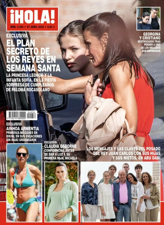 Portada Hola Leonor Letizia