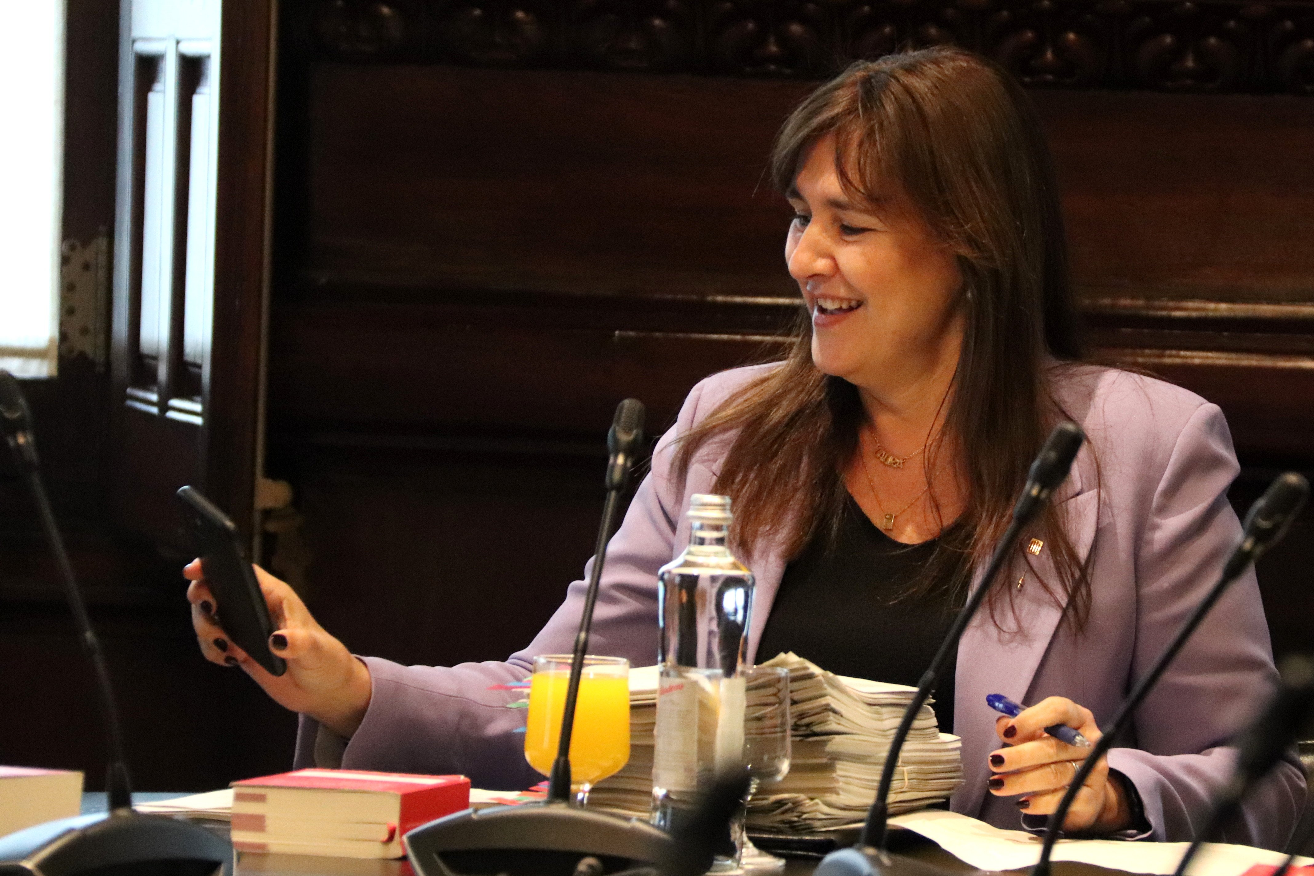 Borràs opta por pasar a la "siguiente fase" y "romper" relaciones con el Estado