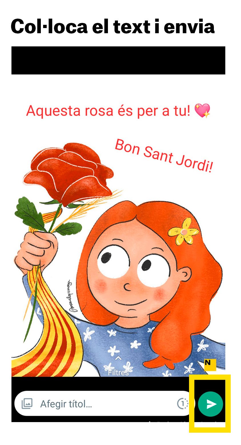 Feliz Sant Jordi Envia texto