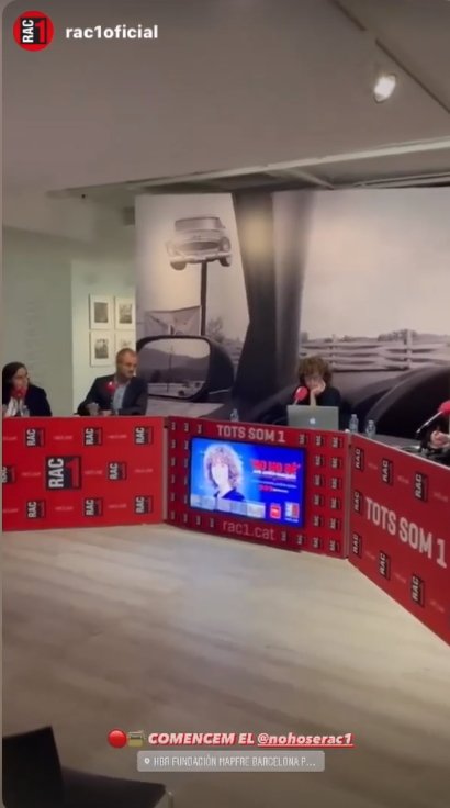 Agnès Marquès emite el 'No lo sé' desde una exposición @rac1
