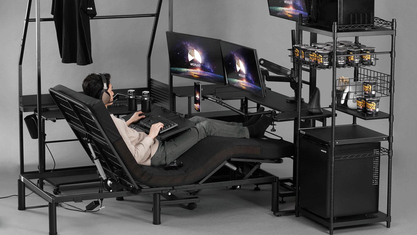Crean una silla para gamers que se convierte en cama