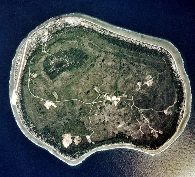 Nauru a vista de pájaro / Foto: Amusing Planet