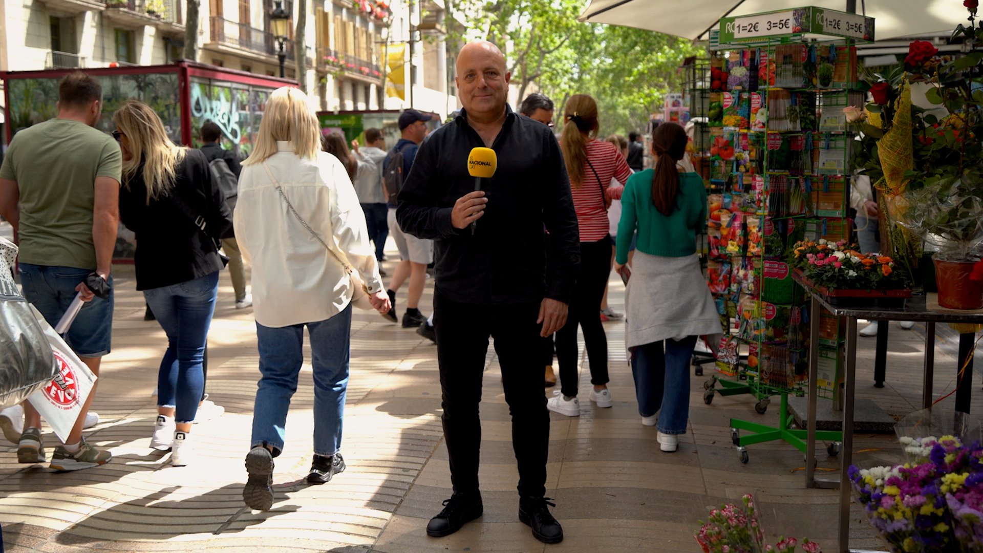 Sant Jordi con un tiempo traidor: vídeos de las fuertes tormentas y granizadas