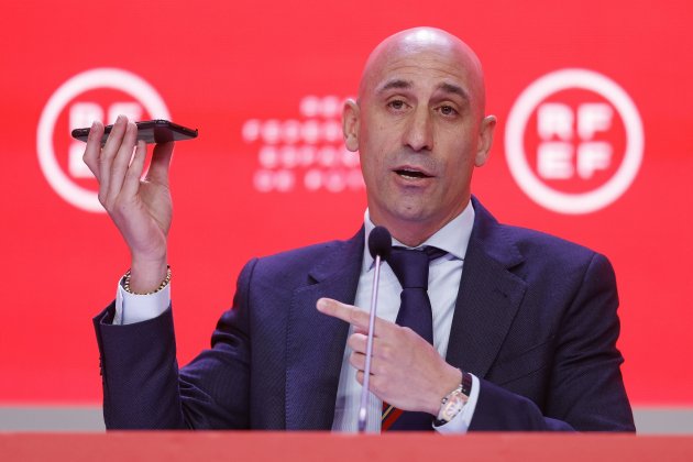 14  Luis Rubiales declaraciones federación Española de Fútbol, polémica contratos suscritos Arabia super copa - Foto: Rodrigo Jiménez / Efe