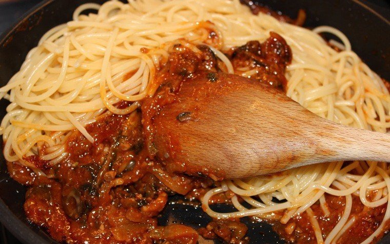 espagueti salsa siciliana pas8