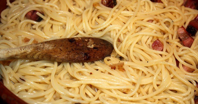 espagueti carbonara pas19