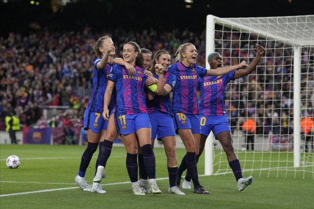 Alexia y Barça Femenino gol Camp Nou Wolsfburgo EFE