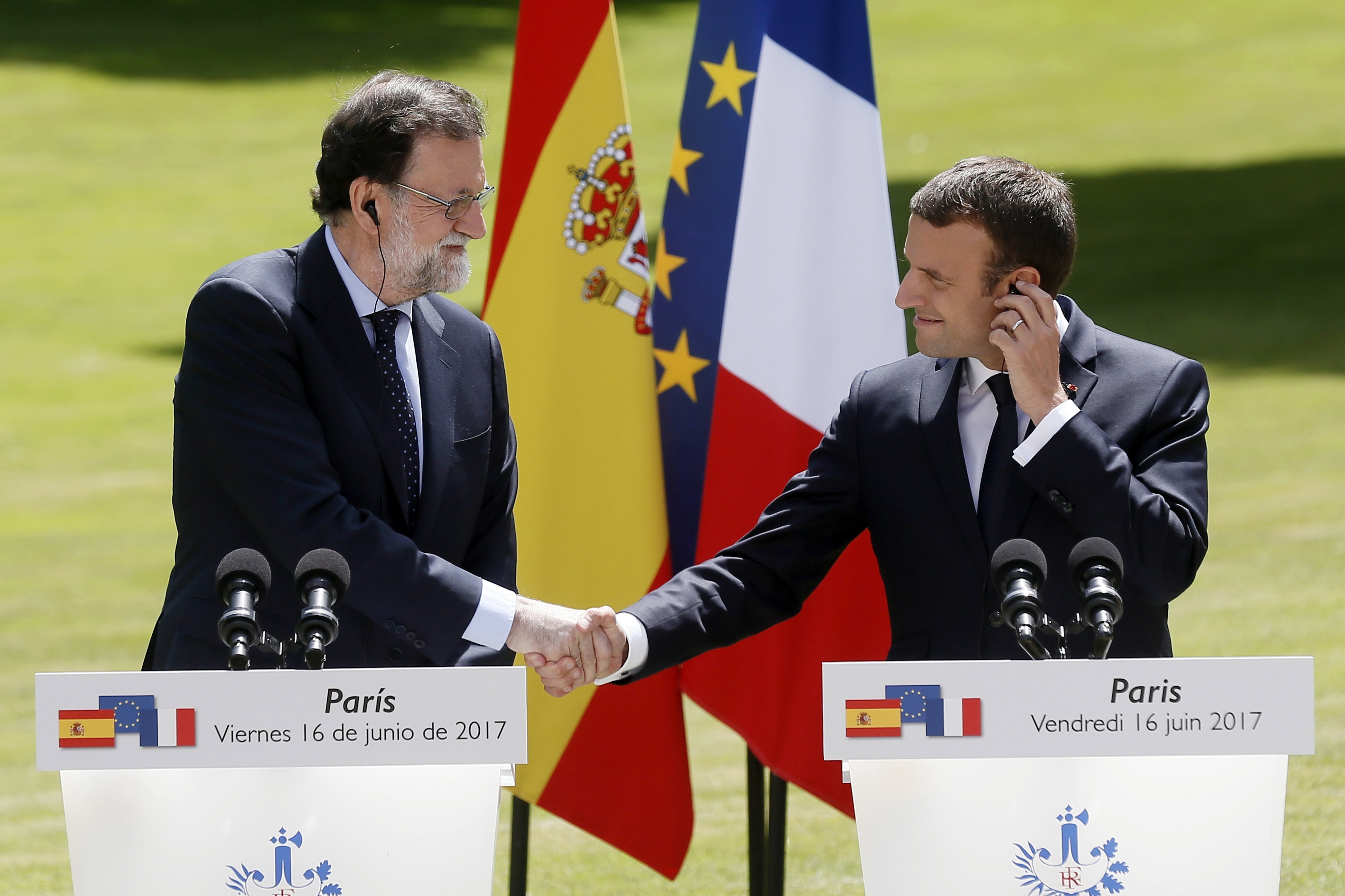 Macron, sobre la situació de Catalunya: "Es tracta d'un tema intern d'Espanya"