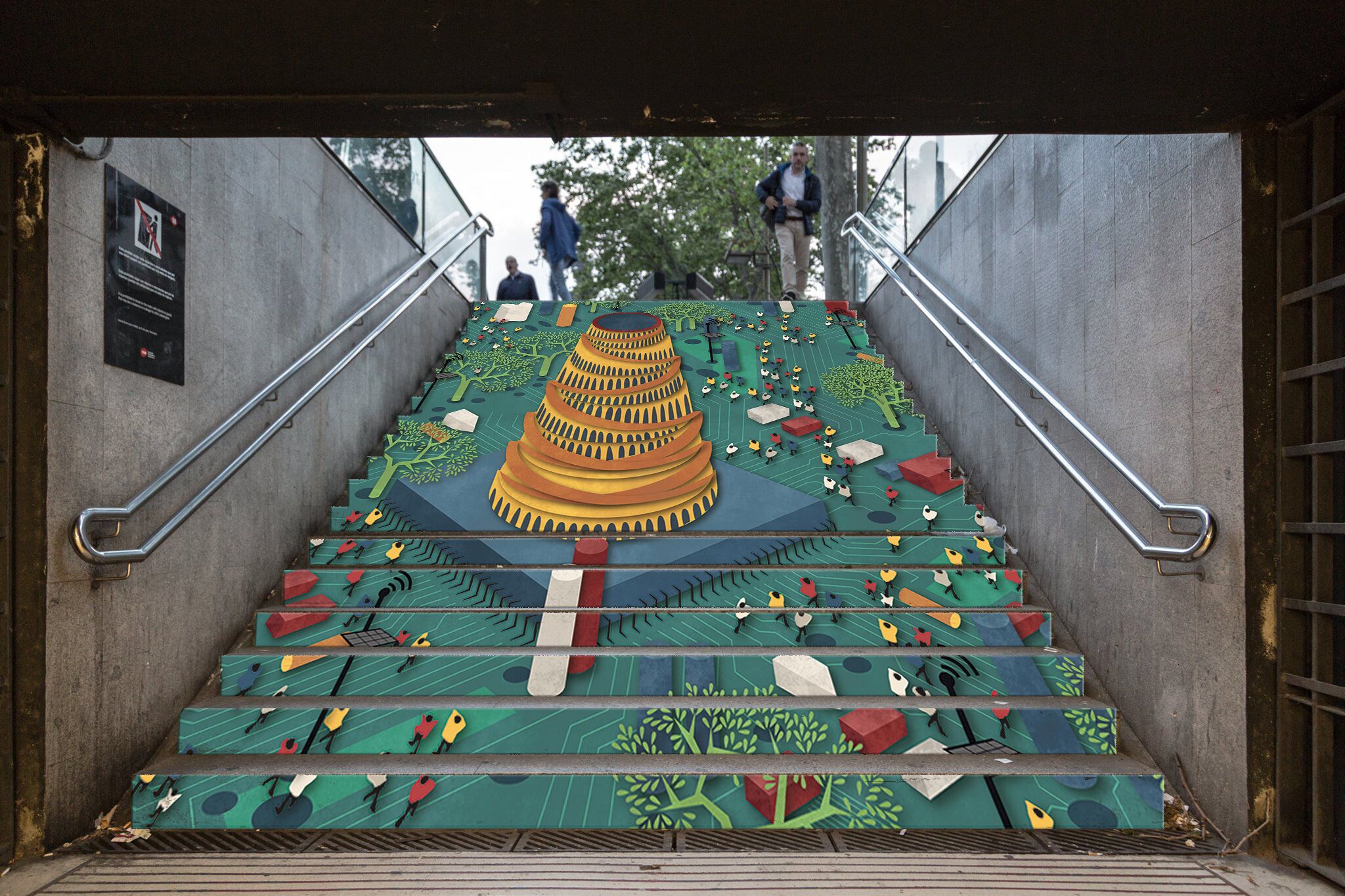 Swab Stairs: Quan el Metro viu l'art