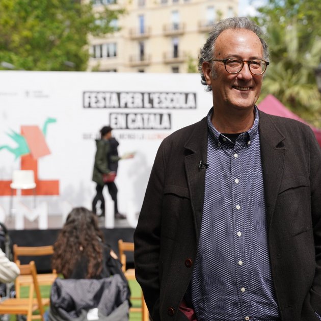 Xavier Antich, acto Òmnium cultural, diada de Sant Jordi 2022 - Foto: Bruna Casas