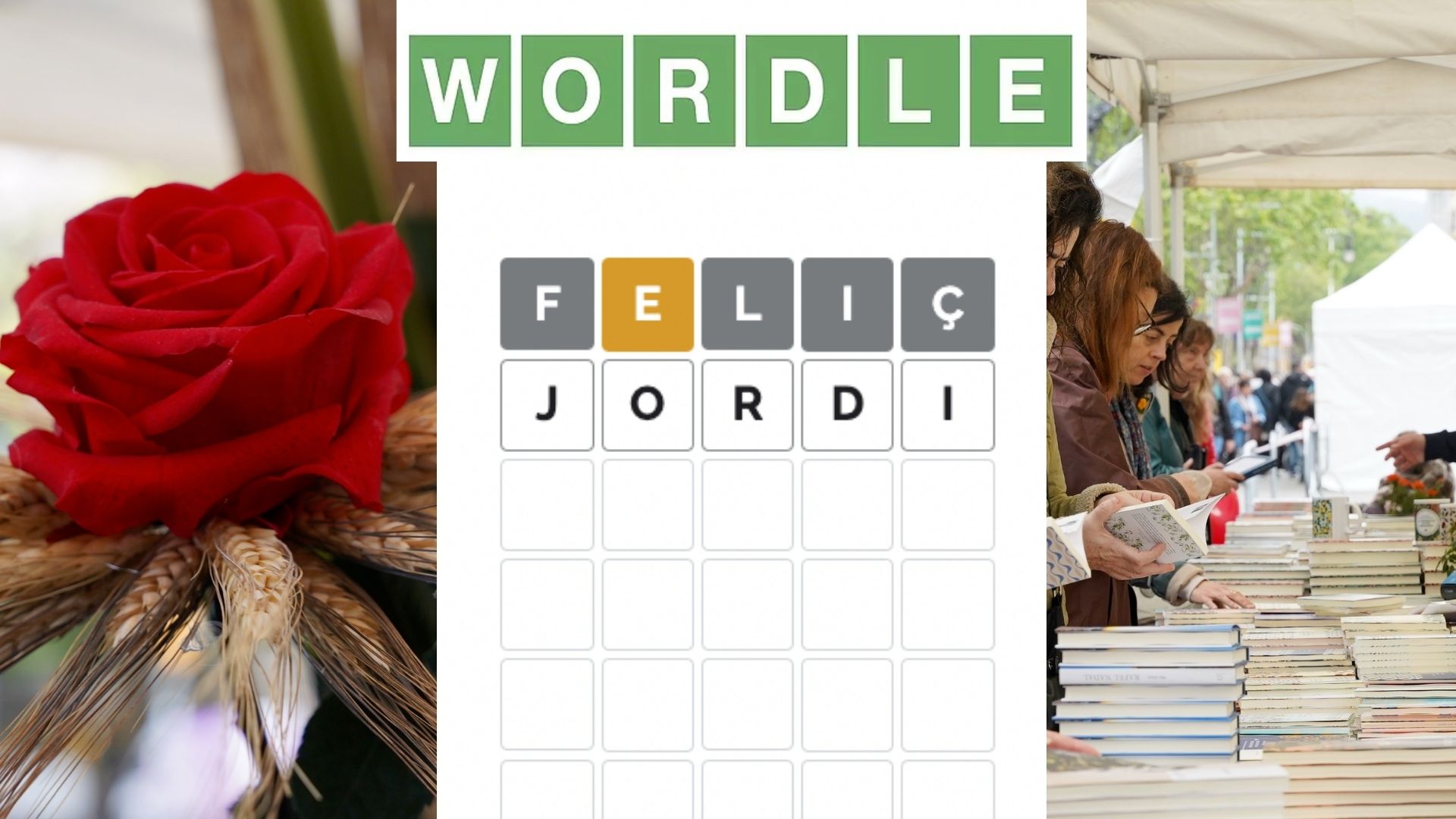 WordleCAT celebra Sant Jordi 2022 amb una paraula literària i un gran sorteig