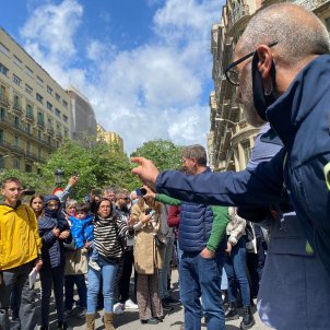 Tensión en parada de Vox por Sant Jordi en Barcelona   Carme Rocamora