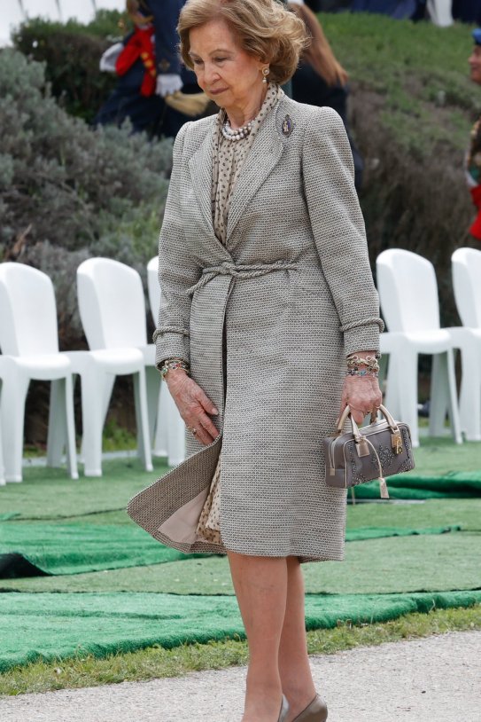 Reina Sofía reaparece sola GTRES