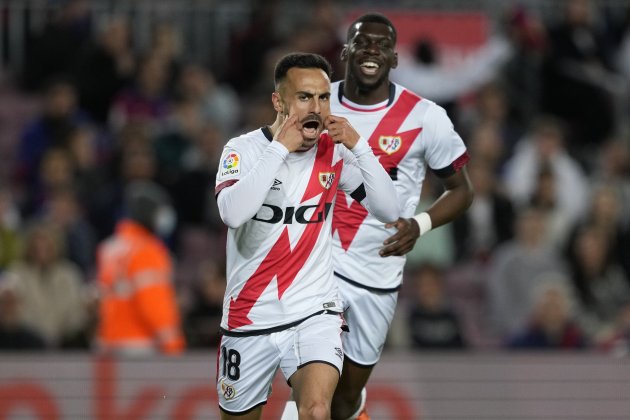 Alvaro Garcia celebracion Rayo Vallecano Barça EFE Alvaro Garcia celebracion Rayo Vallecano Barça EFE