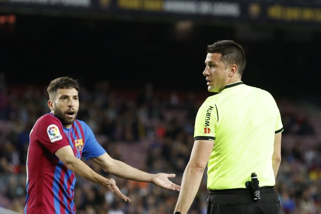 Jordi Alba queixes arbitro EFE